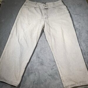 Marithe Francois Girbaud Blue Brand X Vintage Gray Denim Men's 44x30 Baggy Y2K